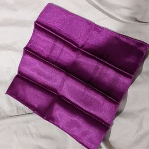 Purple pocket square